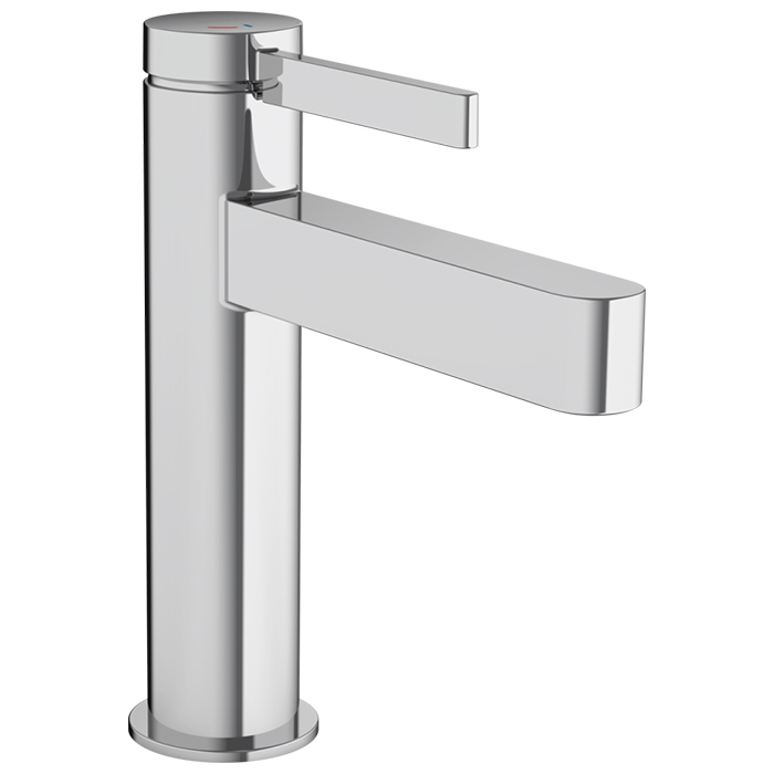 Hansgrohe Finoris Смеситель для раковины, 1 отв., с донным клапаном Push-Open, цвет: хром