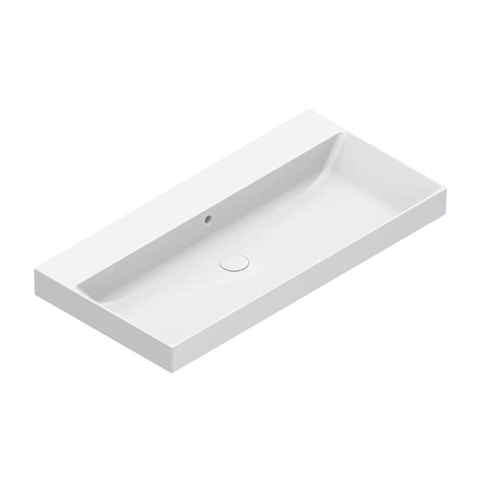 Catalano Zero Раковина 100x50см, без отв., цвет: белый глянцевый