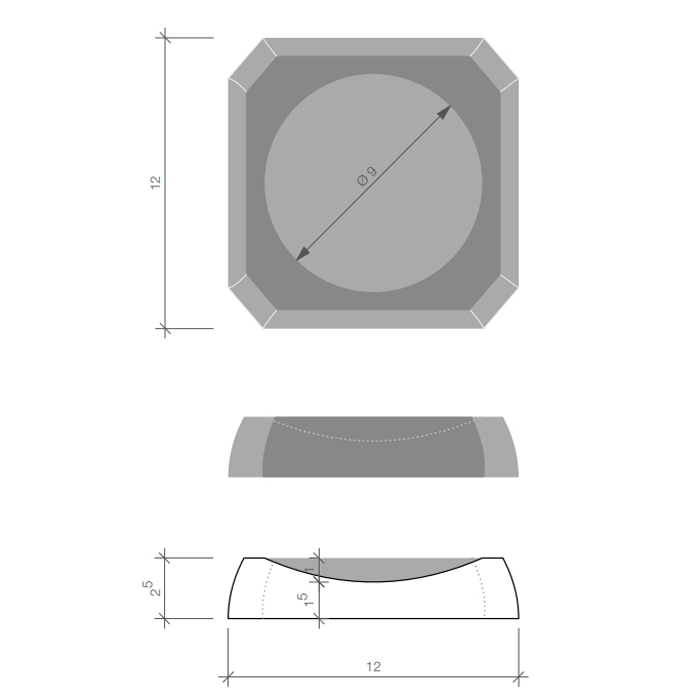 Decor Walther Kristall STS Мыльница настольная, цвет: хрусталь розовый