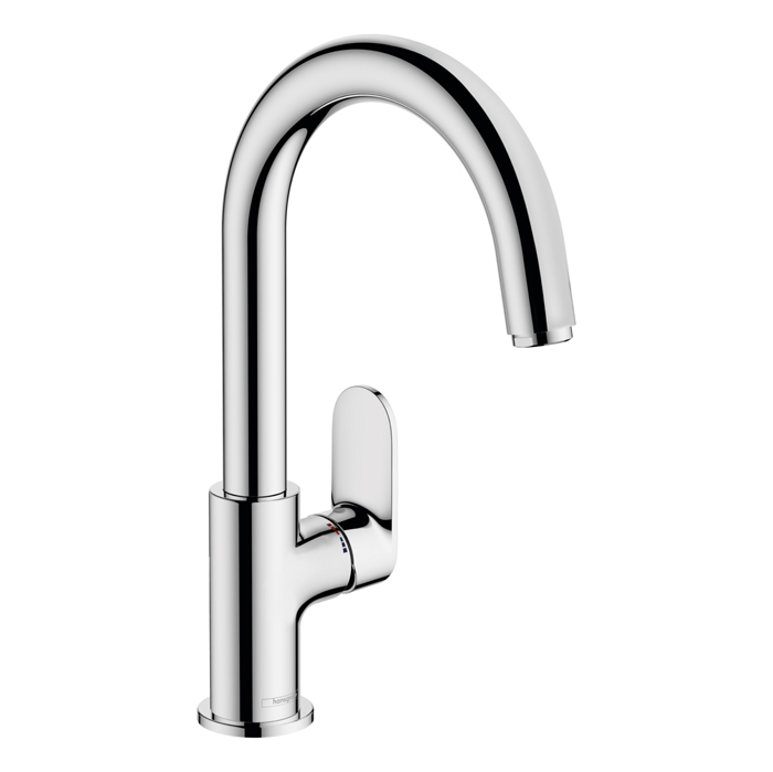  Hansgrohe Vernis Blend Смеситель для раковины, излив 210 мм, с донным клапаном, цвет: хром 