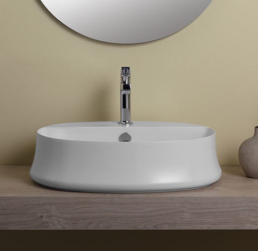 SIMAS Sharp Раковина 60х42 см, 1 отв., цвет: белый