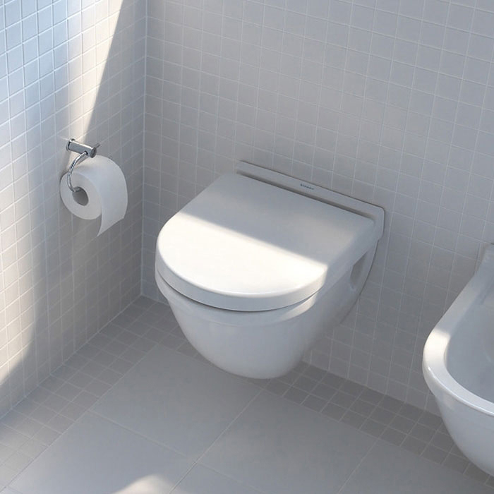 Duravit Starck 3 Унитаз подвесной 48х36см., Сompact, укороченная модель, цвет: белый