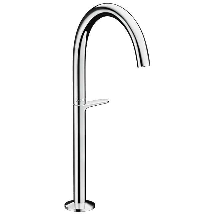 Axor One Смеситель для раковины, 1 отв., излив h260мм, Select, со сливом push-open, цвет: хром