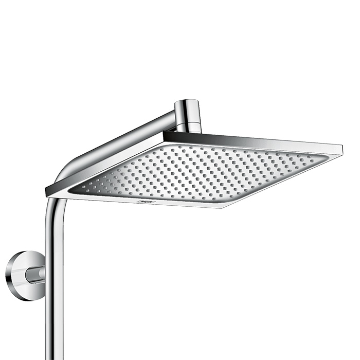 Hansgrohe Showerpipe Crometta E Душевая стойка: термостатический смеситель, верхний душ 24см, ручной душ, шланг, цвет: хром