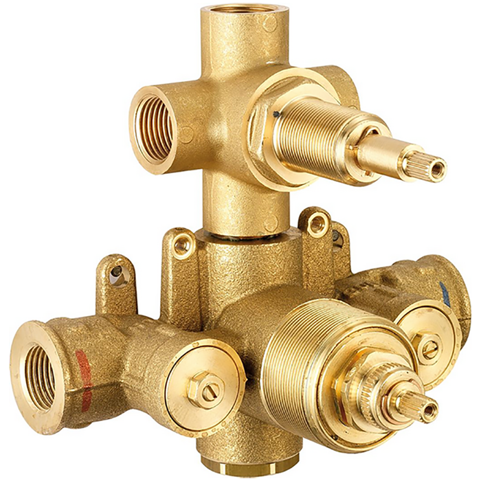 CISAL Встраиваемая часть термостатического смесителя с переключателем на 3 положения, ZA01820104