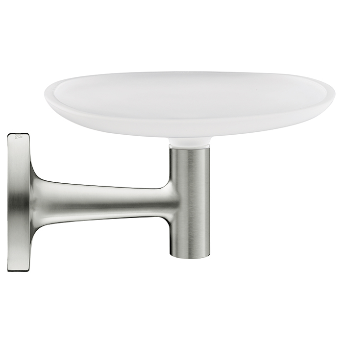 Duravit Starck T Мыльница, подвесная, цвет: Stainless steel Brushed