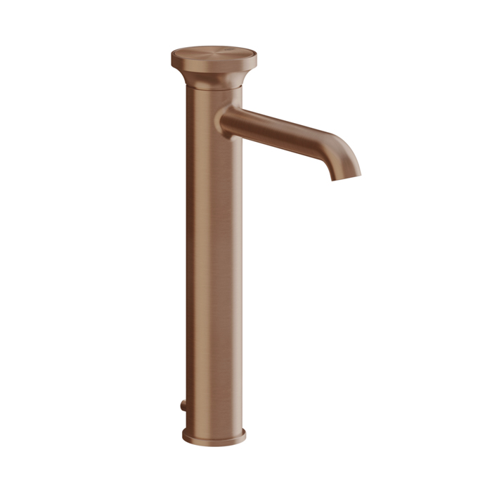 Gessi Origini Смеситель для раковины, на 1 отв., с донным клапаном, цвет: Copper Brushed PVD