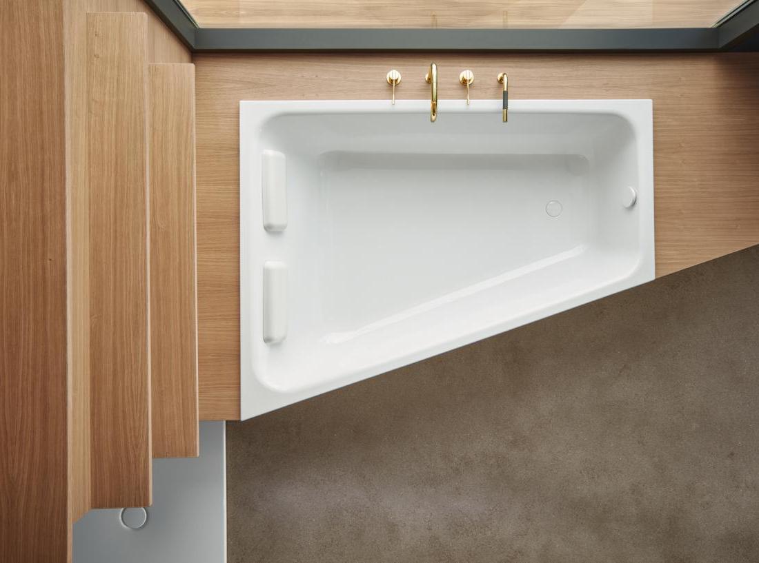 Bette Space L Ванна встраиваемая с шумоизоляцией  170х130х42 см,  исполнение левое , цвет: белый