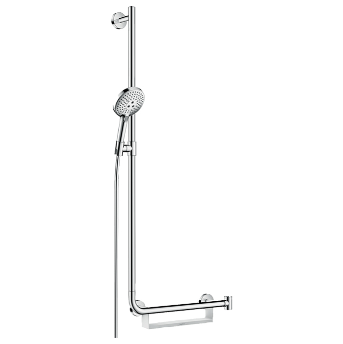 Hansgrohe Raindance Select S 120 EcoSm/U'Comf Душевой гарнитур, настенный, с ручным душем, цвет: хром