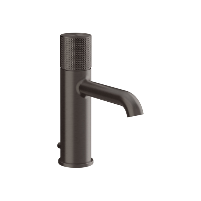 Gessi Habito Cesello Смеситель для раковины, 1 отв., с донным клапаном, цвет: Black Metal Brushed PVD