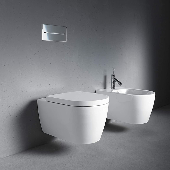 Duravit ME BY Starck Унитаз подвесной 48х37см., Rimless, включая крепление Durafix, цвет: белый