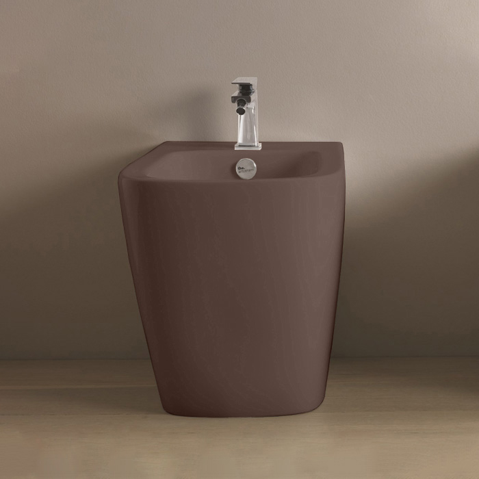 Artceram A16 Биде напольное 36х52см, 1 отв., цвет: cocoa