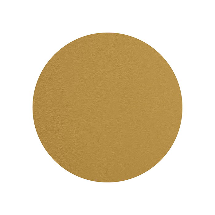 ADJ Круглый плейсмат, D35 см., цвет: горчичный/оливковый