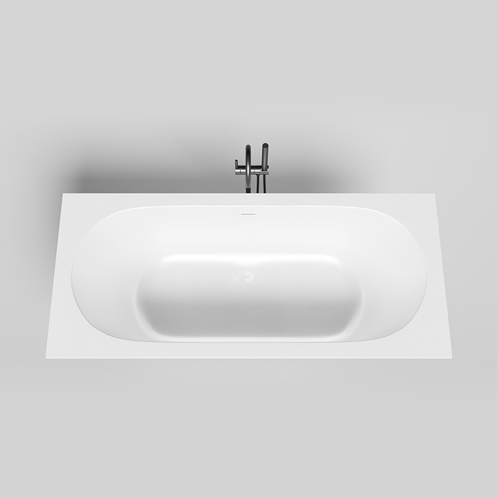 Salini Ornella Axis 180 Kit Встраиваемая ванна 180х80х60см, прямоугольная, материал: S-Sense, донный клапан "Up&Down", слив-перелив, цвет: белый глянцевый