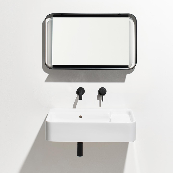 Simas Hop Раковина чаша подвесная 80x50xh18 см, без отв. для смесителя, цвет: белый