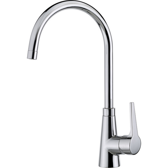 CISAL Кухонные смесители Смеситель однорычажный на 1 отверстие для кухни,с поворотным изливом 193 мм, цвет: хром