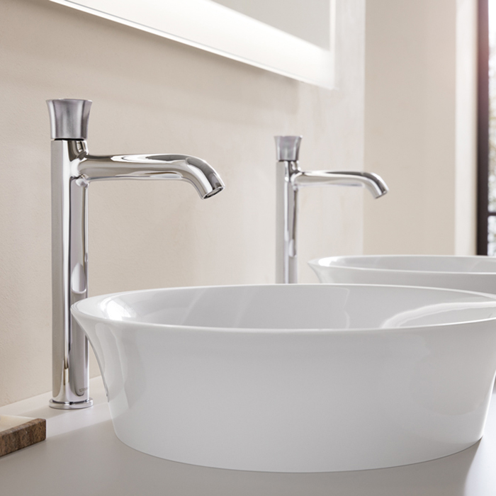 Duravit White Tulip Раковина накладная Ø50см, без перелива, без отв., цвет: белый