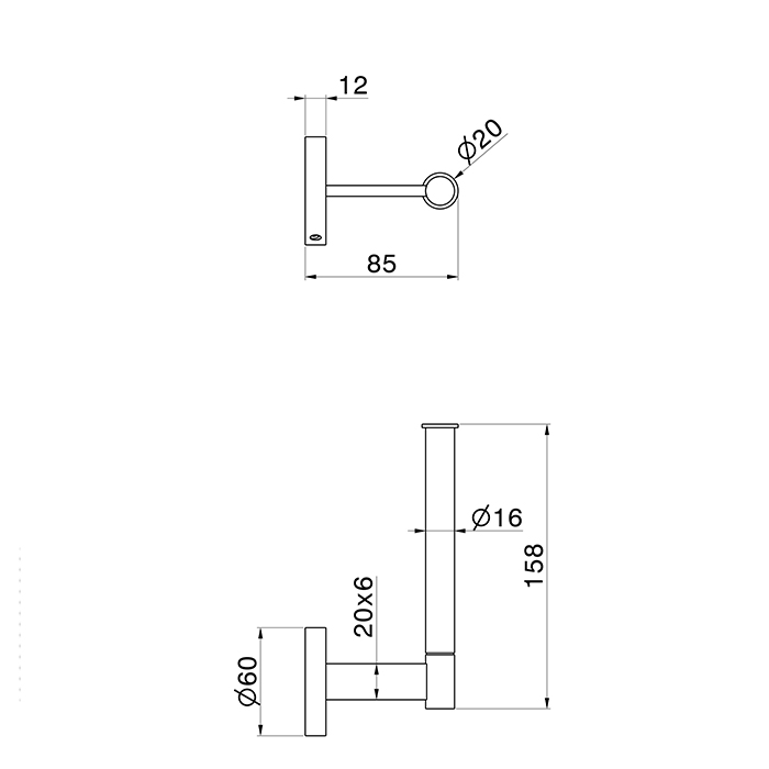 Newform Держатель т/б, подвесной, цвет: PVD Brushed gold