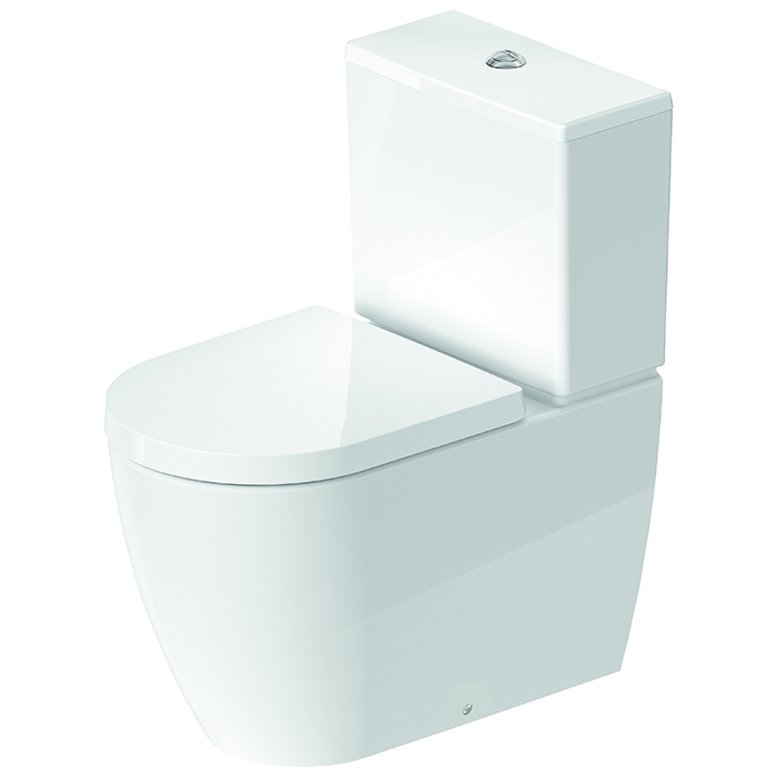 Duravit Me by Starck Унитаз моноблок 37х65 см, слив универсальный, с креплениями, цвет: белый 