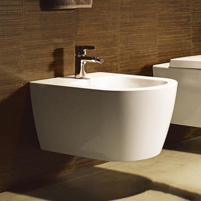 Duravit Me by Starck Биде подвесное 57х37см., 1 отв., с креплением, цвет: белый