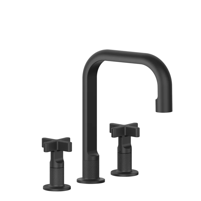 Gessi Inciso+ Смеситель для раковины на 3 отверстия, без донного клапана. цвет: black XL