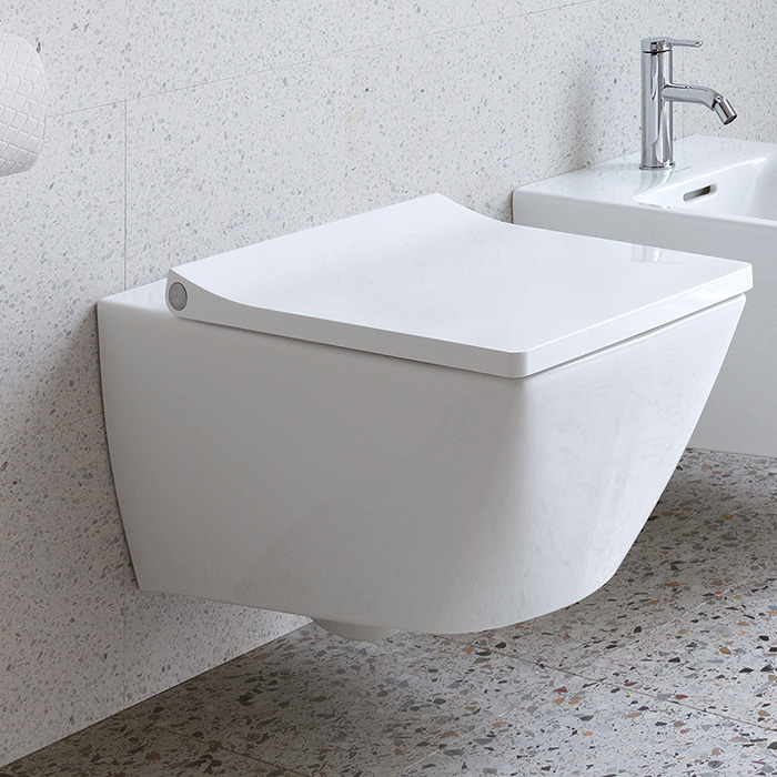 Duravit Viu Унитаз подвесной 37x57см, rimless, вкл. крепление Durafix, цвет: белый