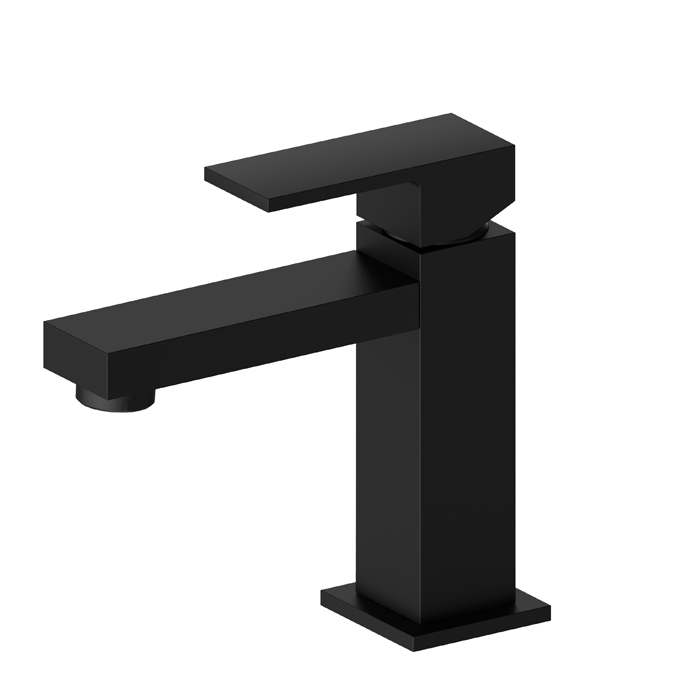 Newform Ergo Q Смеситель для раковины, 1 отв., цвет: черный матовый