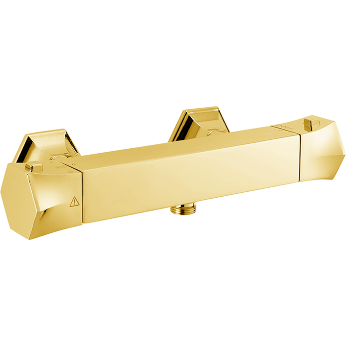 CISAL Cherie Термостатический смеситель настенный для душа, цвет: золото