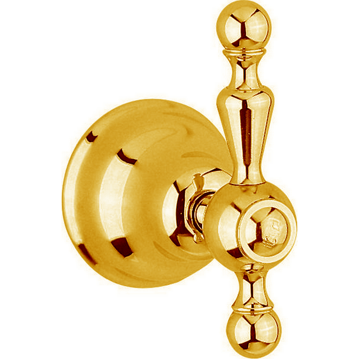 CISAL Arcana America Запорный вентиль 1/2" F на горячую воду, цвет: золото