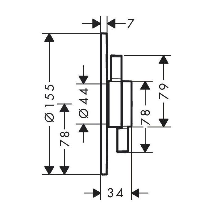 Hansgrohe Designflex Шланг для душа 160см., цвет: бронза шлифованная
