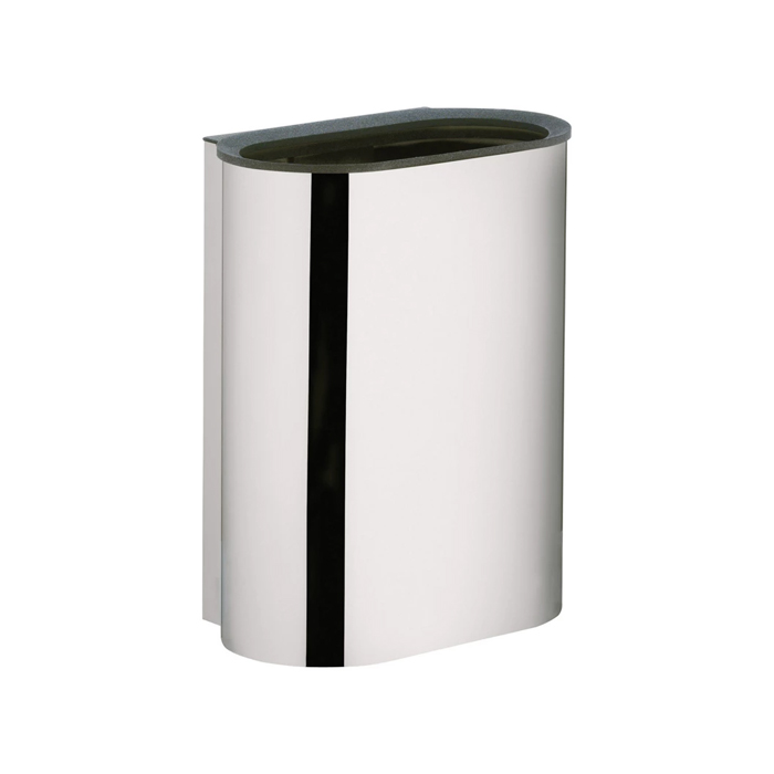 Keuco Plan Контейнер для мусора, объем 30 Л, напольный, цвет: chrome finish/black