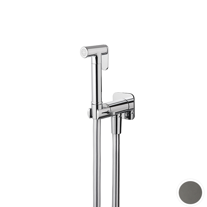 Newform Shut Off Гидроершик с многофункциональной струей, цвет: carbon satin