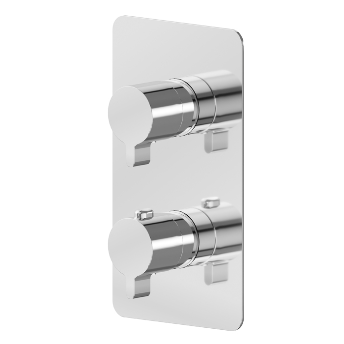 Newform B-Easy Смеситель термостатический, встраиваемый, с переключателем потоков, цвет: хром