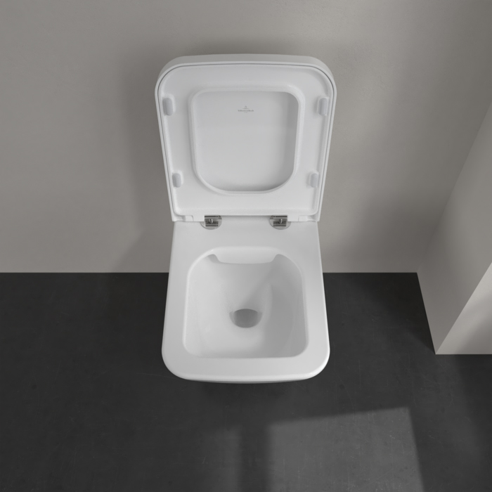 Villeroy&Boch Finion Унитаз подвесной 37.5х56х35см., CeramicPlus, цвет: альпийский белый