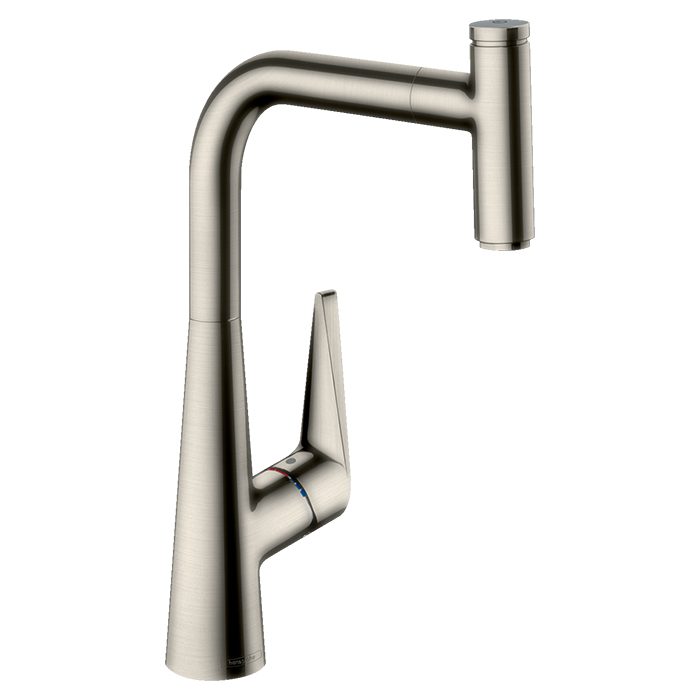 Hansgrohe Talis Select Смеситель для раковины, на 1 отв., цвет: нержавейка