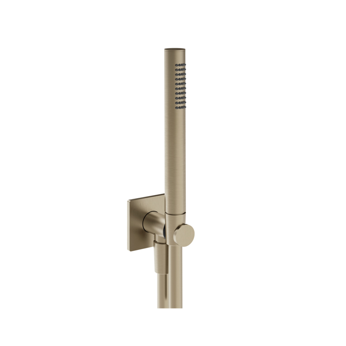 Gessi Inverso  Душевой комплект, состоящий из вывода воды, ручного душа ,шланг 1,50 м цвет: Finox Brushed Nickel