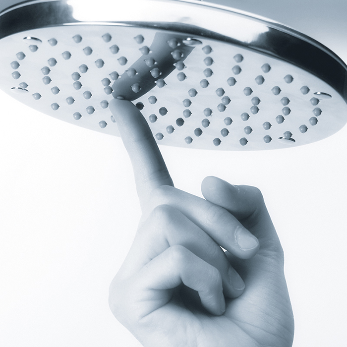 Bossini Oki Верхний душ 20см., настенный, с поворотной рукояткой 28.1см., цвет: хром