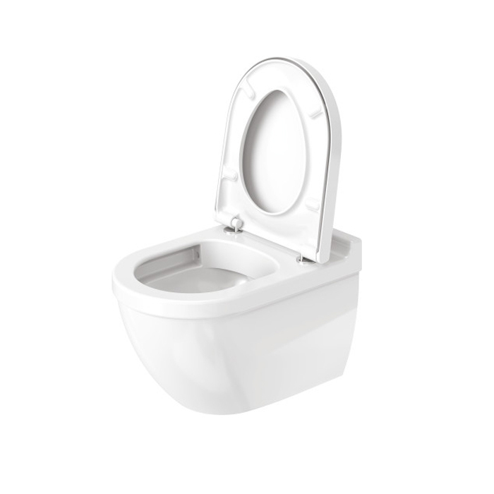 Duravit Starck 3 Унитаз подвесной безободковый, 540х360 мм, с креплением Durafix, цвет белый