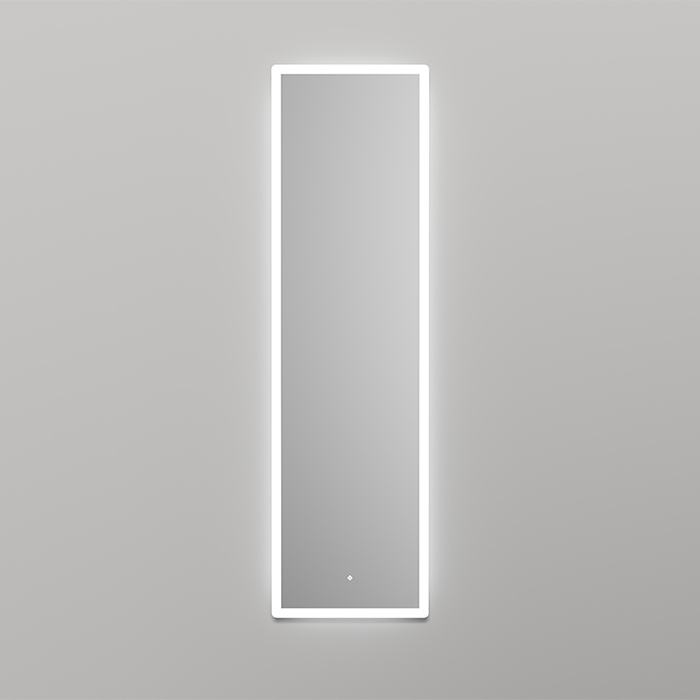 Salini Armonia Зеркало для ванны 45х158.5х2.5см., фоновая и фронтальная подсветка 3в1, сенсорный выключатель, крепления, без подогрева