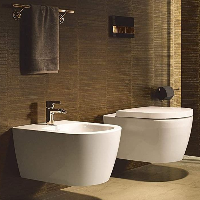 Duravit ME BY Starck Унитаз подвесной 57х37см., Rimless, включая крепление Durafix, цвет: белый матовый