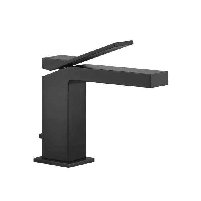 Gessi Rettangolo K Смеситель для раковины на 1 отверстие, с донным клапаном, цвет: Black XL