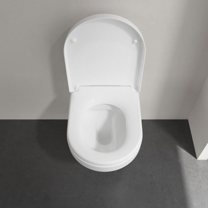 Villeroy&Boch Architectura Комплект Унитаз-подвесной 37х53х33см., сиденье с функцией QuickRelease, Softclose, цвет: альпийский белый