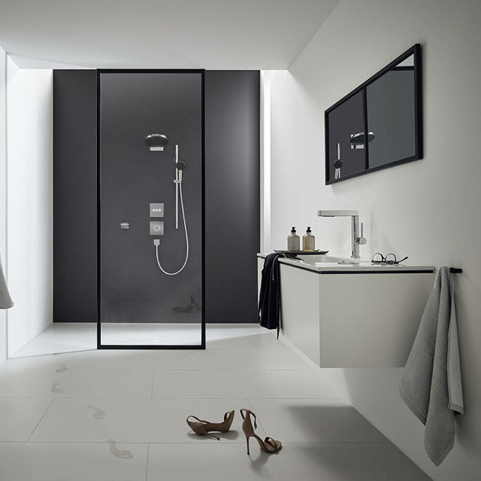 Hansgrohe Finoris Смеситель для раковины, 1 отв., с донным клапаном Push-Open, цвет: хром