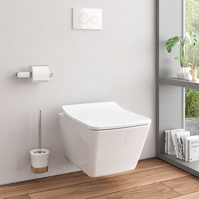 TOTO SP Унитаз подвесной 38x54см, безободковый, с дефектом: чёрные точки, цвет: белый