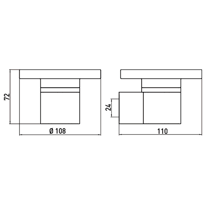 EMCO System2 Мыльница, прозрачное стекло, подвесная, цвет: хром