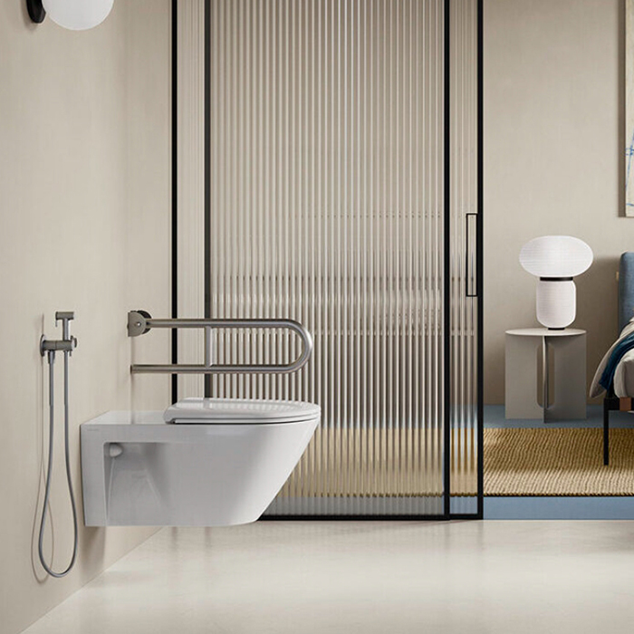 Catalano Comfort Унитаз подвесной 70х37см., смыв Tornado, покрытие Cataglaze+, цвет: белый глянцевый