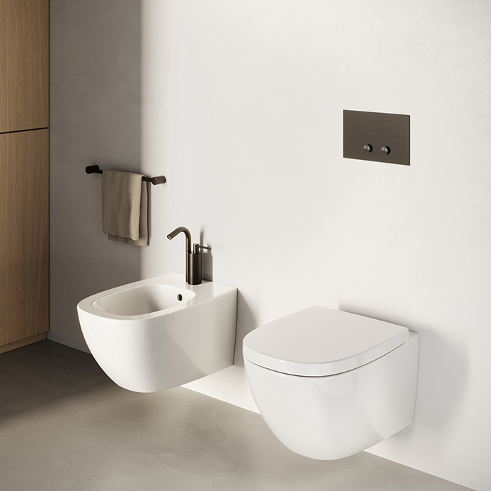 Catalano Alvea Биде подвесное 53x36см, с 1 отв. цвет: белый глянцевый