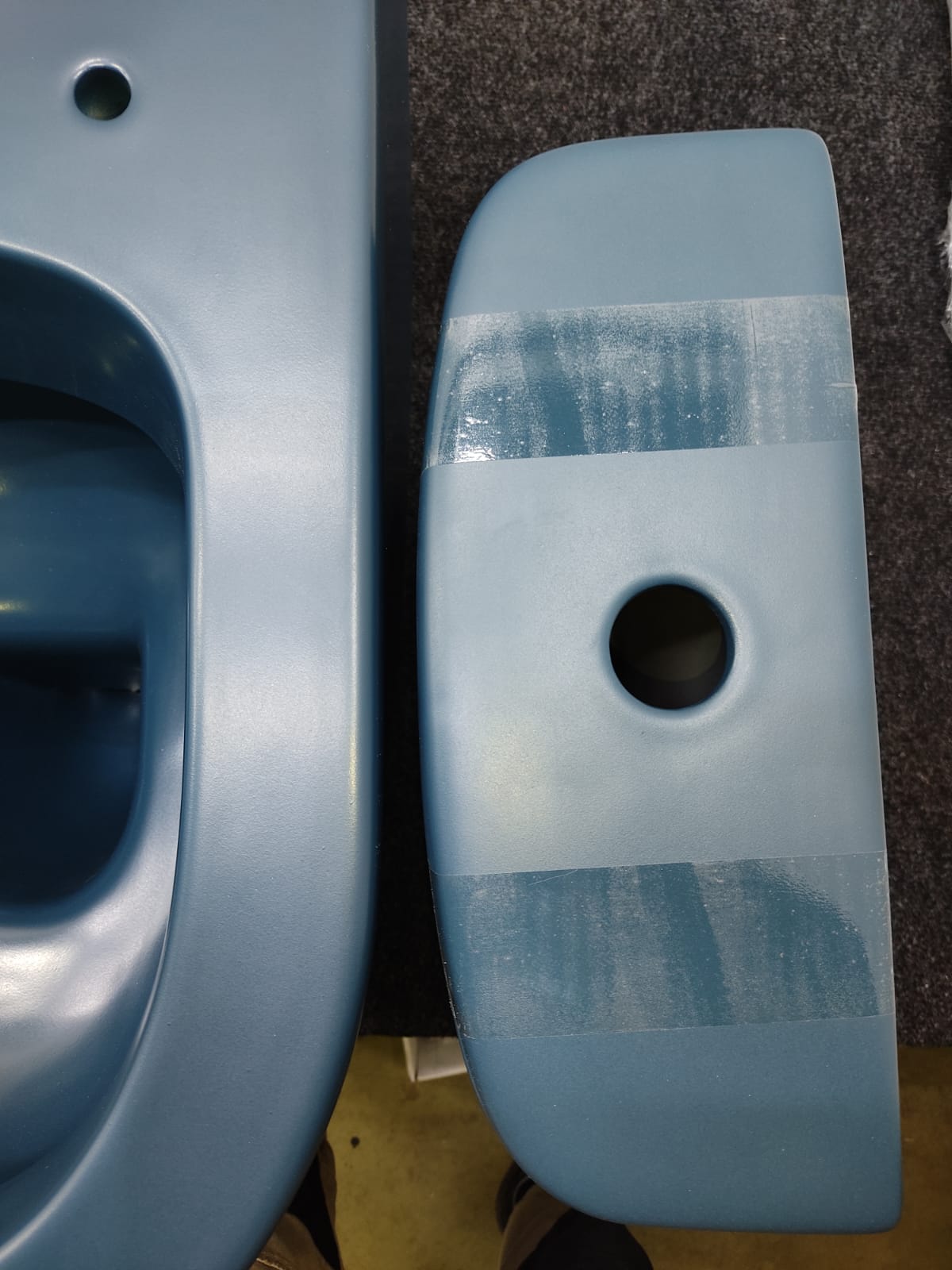 Artceram FILE 2.0  Унитаз моноблок 37х67см, слив универсальный, цвет: green petrolio (Уценен-отличие оттенка унитаза с бачком)