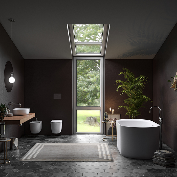 Kerasan Nolita Раковина 60х40 см, без отв., накладная, цвет: белый глянцевый