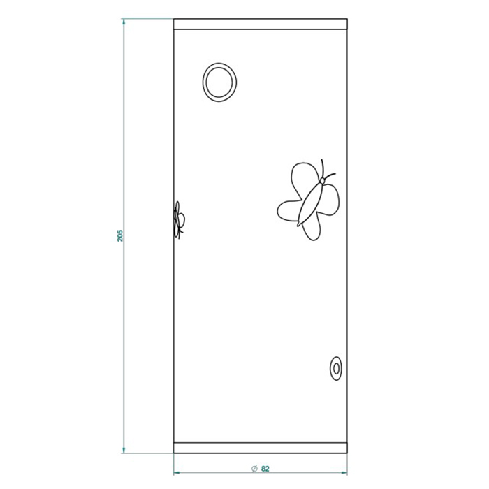 THG CAPUCINE VERT DECOR PLATINE Коробка для таблеток керамическая, квадратная 55х55 мм., настольная, декор платина/зеленый, цвет: белый